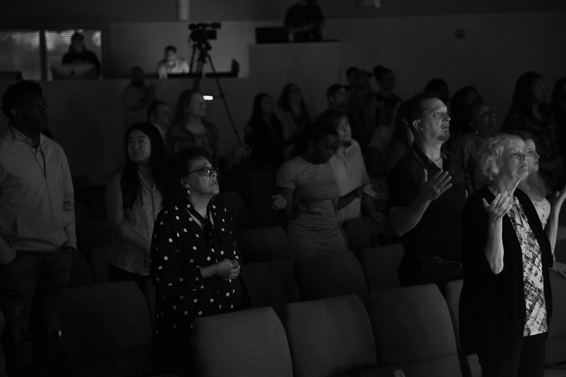 Victory Church congregation in worship