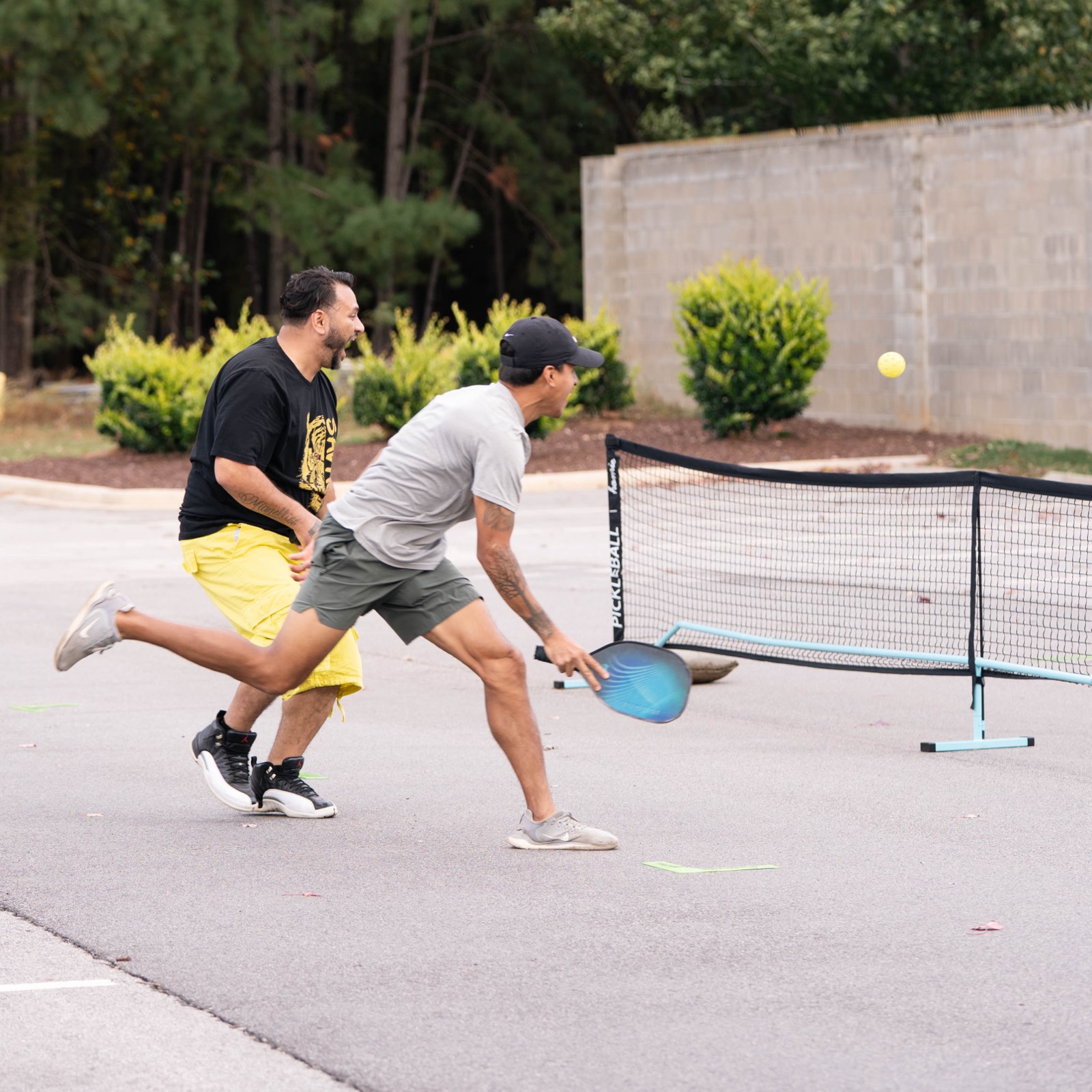 Victory Church small group playing pickleball together