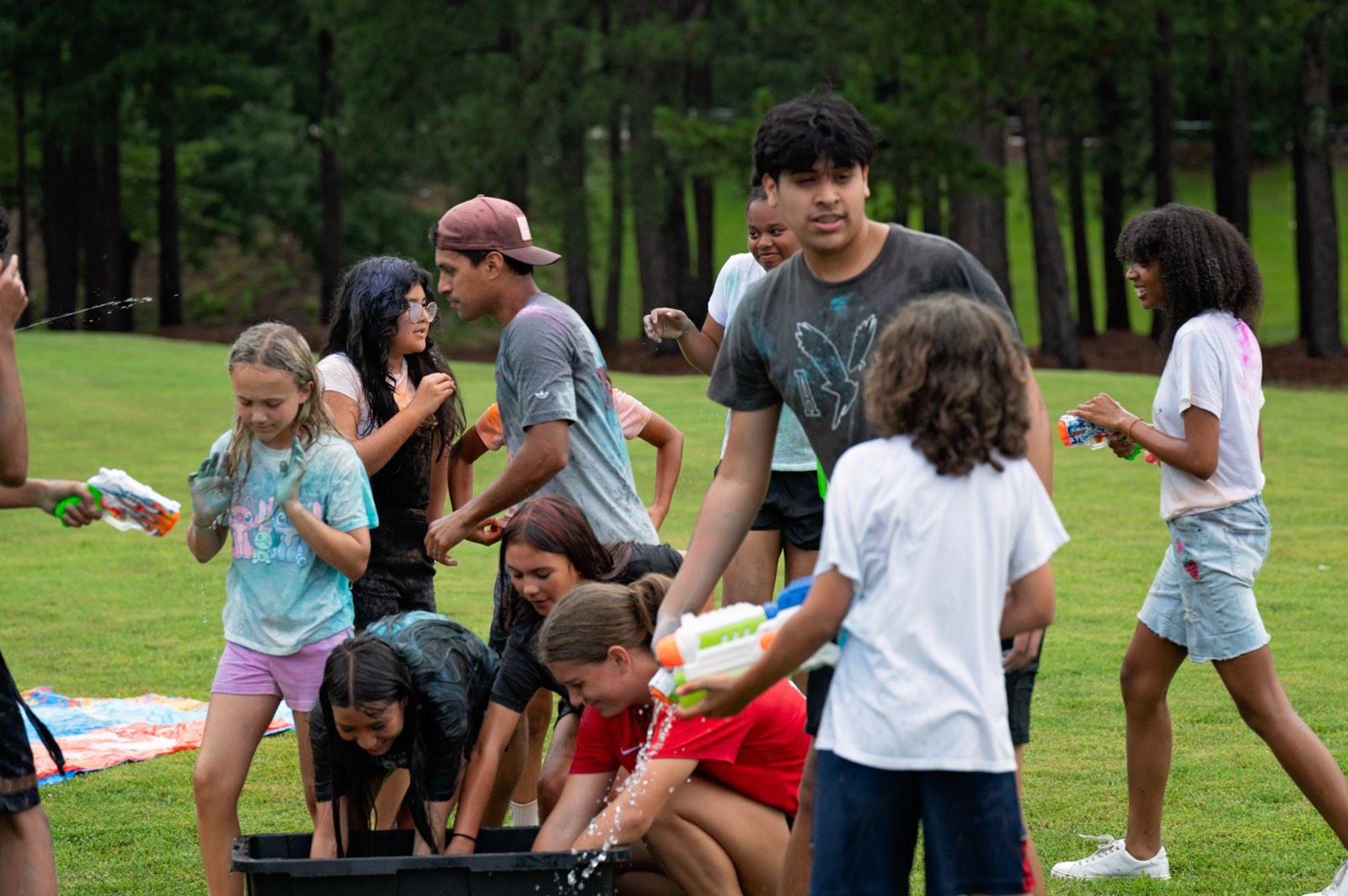 Victory Youth students having fun together